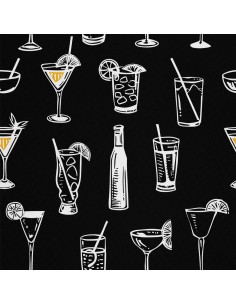 OUTDOOR DEKOSTOFFE OXFORD - Motiv Cocktail | DX8804