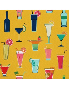 OUTDOOR DEKOSTOFFE OXFORD - Motiv Cocktail | DX8805