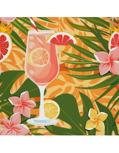 OUTDOOR DEKOSTOFFE OXFORD - Motiv Cocktail | DX8807