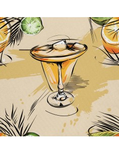 OUTDOOR DEKOSTOFFE OXFORD - Motiv Cocktail | DX8809