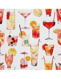 OUTDOOR DEKOSTOFFE OXFORD - Motiv Cocktail | DX8814