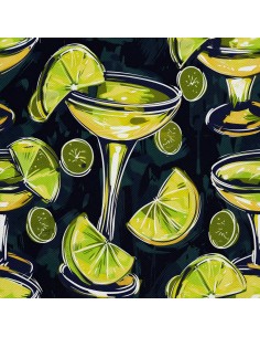 OUTDOOR DEKOSTOFFE OXFORD - Motiv Cocktail | DX8817