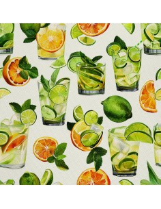 OUTDOOR DEKOSTOFFE OXFORD - Motiv Cocktail | DX8822