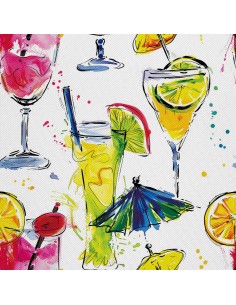 OUTDOOR DEKOSTOFFE OXFORD - Motiv Cocktail | DX8824