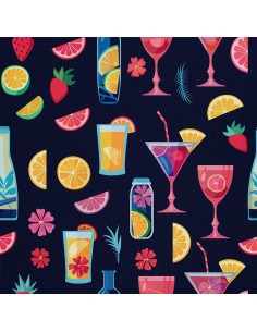OUTDOOR DEKOSTOFFE OXFORD - Motiv Cocktail | DX8826