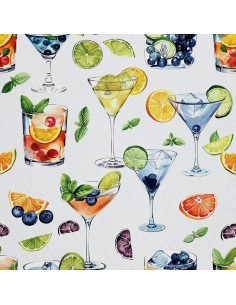 OUTDOOR DEKOSTOFFE OXFORD - Motiv Cocktail | DX8830