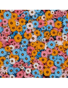 OUTDOOR DEKOSTOFFE OXFORD - Motiv Bunte Blumen | DX18030