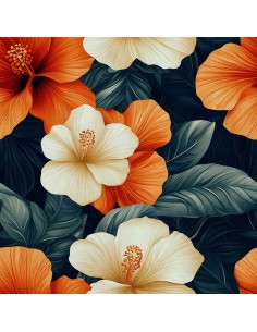 OUTDOOR DEKOSTOFFE OXFORD - Motiv Bunte Blumen | DX18075