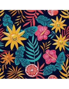 OUTDOOR DEKOSTOFFE OXFORD - Motiv Sommer | DX8953