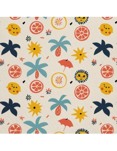 OUTDOOR DEKOSTOFFE OXFORD - Motiv Sommer | DX9074