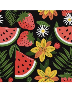 OUTDOOR DEKOSTOFFE OXFORD - Motiv Sommer | DX9076
