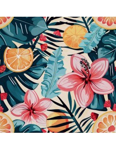 OUTDOOR DEKOSTOFFE OXFORD - Motiv Sommer | DX9087