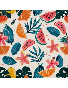 OUTDOOR DEKOSTOFFE OXFORD - Motiv Sommer | DX9143