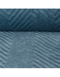 Polsterstoff Ibiza Premium Gesteppt Blau