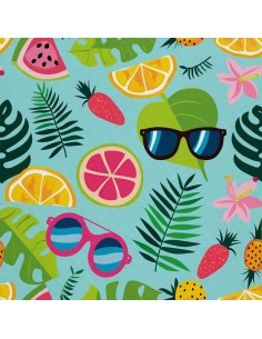OUTDOOR DEKOSTOFFE OXFORD - Motiv Sommer | DX9168