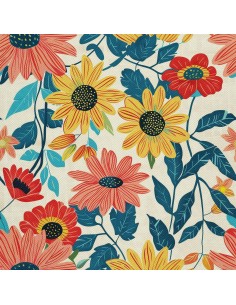 OUTDOOR DEKOSTOFFE OXFORD - Motiv Sommer | DX9186