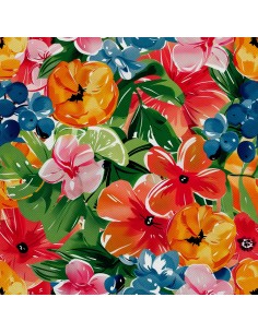 OUTDOOR DEKOSTOFFE OXFORD - Motiv Sommer | DX9188