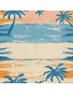 OUTDOOR DEKOSTOFFE OXFORD - Motiv Sommer | DX9189