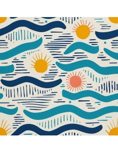 OUTDOOR DEKOSTOFFE OXFORD - Motiv Sommer | DX9274