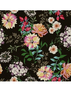OUTDOOR DEKOSTOFFE OXFORD - Motiv Landblumen