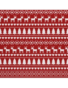 OUTDOOR DEKOSTOFFE OXFORD - Motiv festlich weihnachten