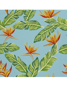 OUTDOOR DEKOSTOFFE OXFORD - Motiv Königliche Strelitzie