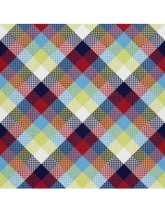OUTDOOR DEKOSTOFFE OXFORD - Motiv kariert 11
