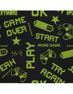OUTDOOR DEKOSTOFFE OXFORD - Motiv Spiel Pixel