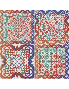 OUTDOOR DEKOSTOFFE OXFORD - Motiv mexikanische Talavera 3
