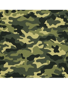 OUTDOOR DEKOSTOFFE OXFORD - Motiv militärische Textur