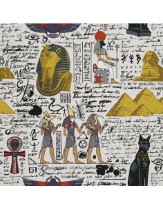 OUTDOOR DEKOSTOFFE OXFORD - Motiv antikes Ägypten