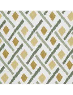 OUTDOOR DEKOSTOFFE OXFORD - Motiv gemalt Boho