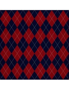 OUTDOOR DEKOSTOFFE OXFORD - Motiv geometrisches Argyle-Muster 4