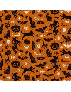 OUTDOOR DEKOSTOFFE OXFORD - Motiv Halloweennacht