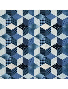 OUTDOOR DEKOSTOFFE OXFORD - Motiv geometrisch 13