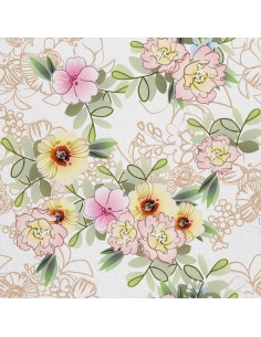 OUTDOOR DEKOSTOFFE OXFORD - Motiv Blumen 8
