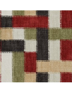 OUTDOOR DEKOSTOFFE OXFORD - Motiv geometrische Streifen
