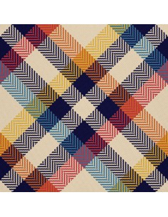 OUTDOOR DEKOSTOFFE OXFORD - Motiv kariert 49