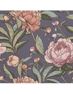 OUTDOOR DEKOSTOFFE OXFORD - Motiv Blumen 4 I DX661
