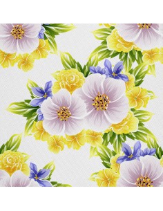 OUTDOOR DEKOSTOFFE OXFORD - Motiv Blumen 10