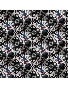 OUTDOOR DEKOSTOFFE OXFORD - Motiv Geometrische Verzierung 4