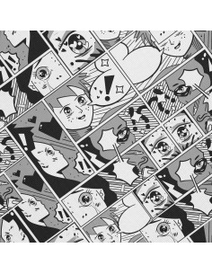 OUTDOOR DEKOSTOFFE OXFORD - Motiv Anime-Comic
