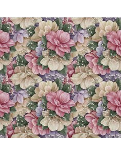 OUTDOOR DEKOSTOFFE OXFORD - Motiv Blumen 12