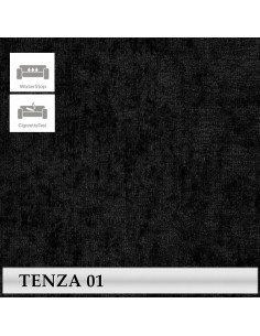 Bouclé Optik Premium, Tenza Schwarz Teddystoff Nähstoffe Möbelstoffe Dekostoffe Handwerken UV-beständig Wasserdicht