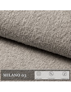 Bouclé Kuschelweich Premium, Milano Beige Polsterstoff Teddystoff Nähstoffe Möbelstoffe Dekostoffe Handwerken UV-beständig