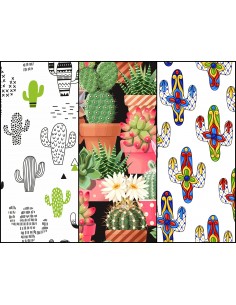 Heko Panels Stoff Panel Wasserdicht Mit 3 Mustern Canvas-Stoff Polyester Stoff Zum Nähen - Blumentmuster