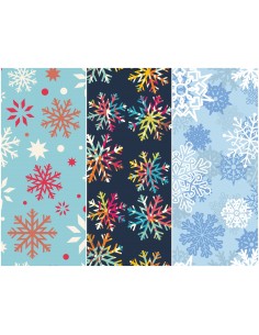 Heko Panels Stoff Panel Wasserdicht Mit 3 Mustern Canvas-Stoff Polyester Stoff Zum Nähen - Weihnachten