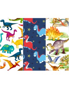 Heko Panels Stoff Panel Wasserdicht Mit 3 Mustern Canvas-Stoff Polyester Stoff Zum Nähen - Kinder