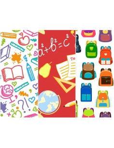 Heko Panels Stoff Panel Wasserdicht Mit 3 Mustern Canvas-Stoff Polyester Stoff Zum Nähen - Kinder