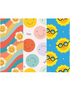 Heko Panels Stoff Panel Wasserdicht Mit 3 Mustern Canvas-Stoff Polyester Stoff Zum Nähen - Kinder